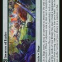 March of the Machine - 191 - Invasion of Ixalan // Belligerent Regisaur - Rare - C - Foil