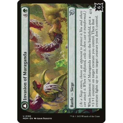 March of the Machine - 192 - Invasion of Muraganda // Primordial Plasm - Uncommon - C - Foil
