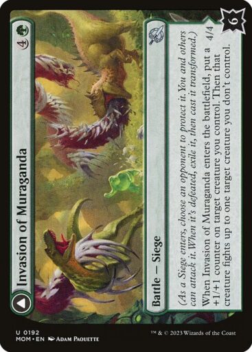 March of the Machine - 192 - Invasion of Muraganda // Primordial Plasm - Uncommon - C - Non-foil