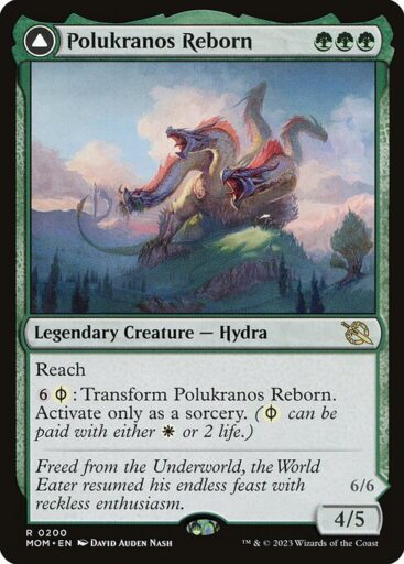 March of the Machine - 200 - Polukranos Reborn // Polukranos, Engine of Ruin - Rare - C - Non-foil