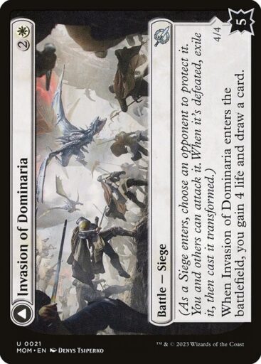 March of the Machine - 21 - Invasion of Dominaria // Serra Faithkeeper - Uncommon - C - Non-foil