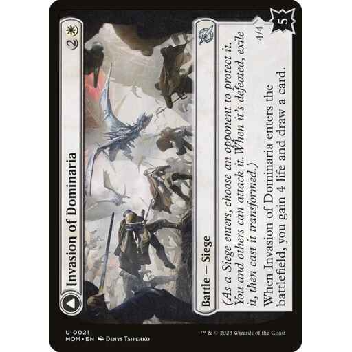 March of the Machine - 21 - Invasion of Dominaria // Serra Faithkeeper - Uncommon - C - Non-foil