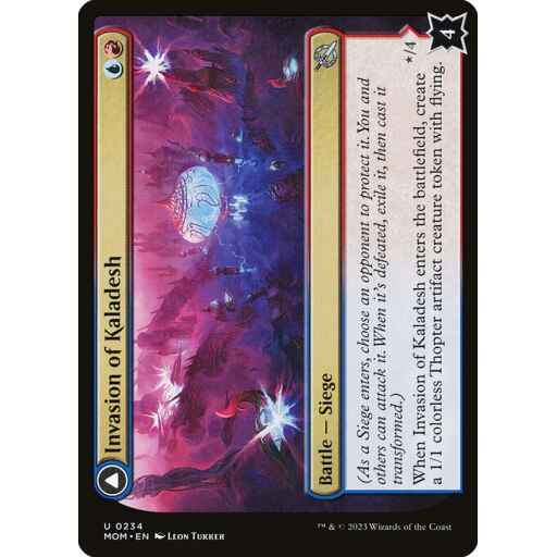 March of the Machine - 234 - Invasion of Kaladesh // Aetherwing, Golden-Scale Flagship - Uncommon - C - Non-foil