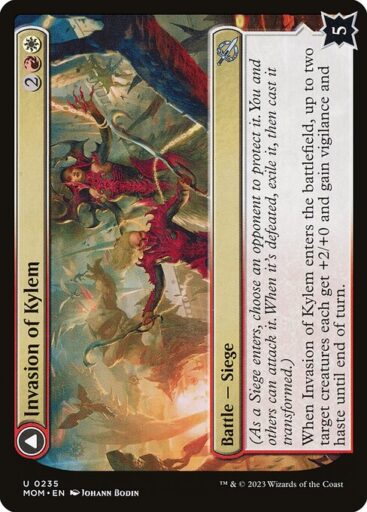 March of the Machine - 235 - Invasion of Kylem // Valor's Reach Tag Team - Uncommon - C - Non-foil