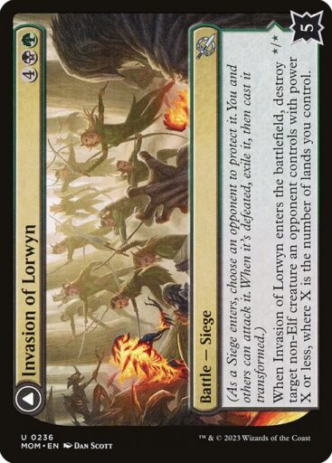 March of the Machine - 236 - Invasion of Lorwyn // Winnowing Forces - Uncommon - C - Non-foil
