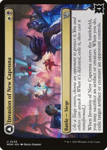 March of the Machine - 238 - Invasion of New Capenna // Holy Frazzle-Cannon - Uncommon - C - Non-foil