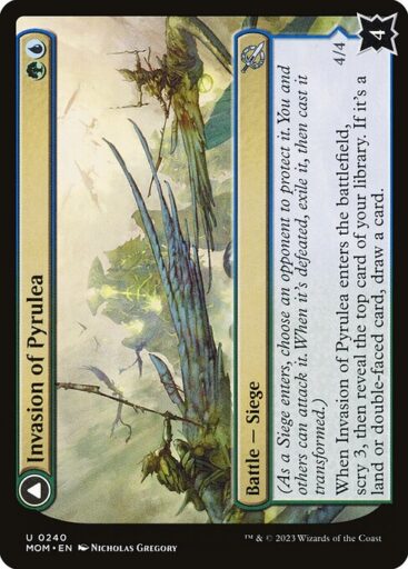 March of the Machine - 240 - Invasion of Pyrulea // Gargantuan Slabhorn - Uncommon - C - Non-foil