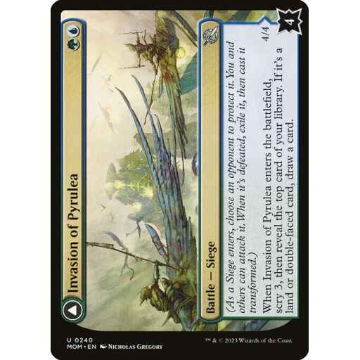 March of the Machine - 240 - Invasion of Pyrulea // Gargantuan Slabhorn - Uncommon - C - Non-foil