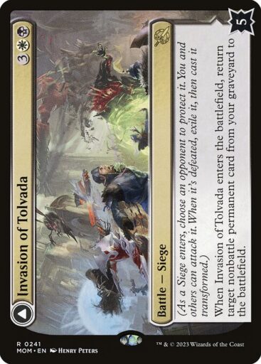 March of the Machine - 241 - Invasion of Tolvada // The Broken Sky - Rare - C - Non-foil