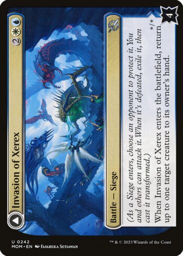 March of the Machine - 242 - Invasion of Xerex // Vertex Paladin - Uncommon - C - Non-foil