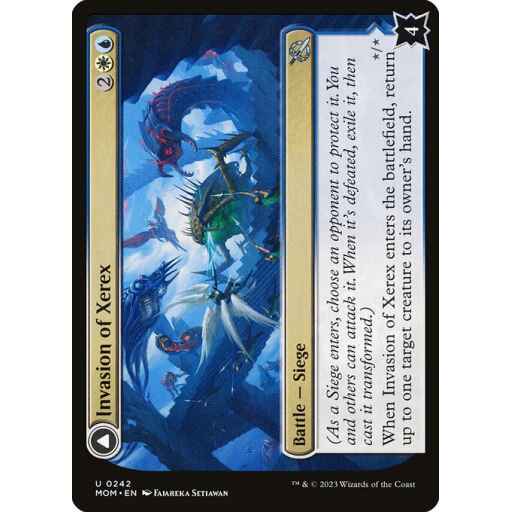 March of the Machine - 242 - Invasion of Xerex // Vertex Paladin - Uncommon - C - Non-foil