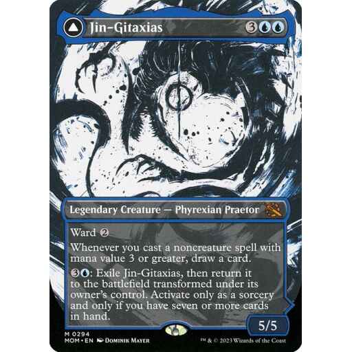 March of the Machine - 294 - Jin-Gitaxias // The Great Synthesis - Mythic - C - Non-foil