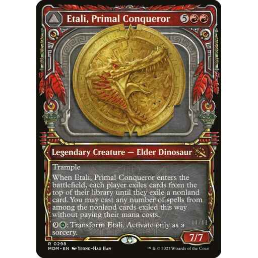 March of the Machine - 298 - Etali, Primal Conqueror // Etali, Primal Sickness - Rare - C - Non-foil