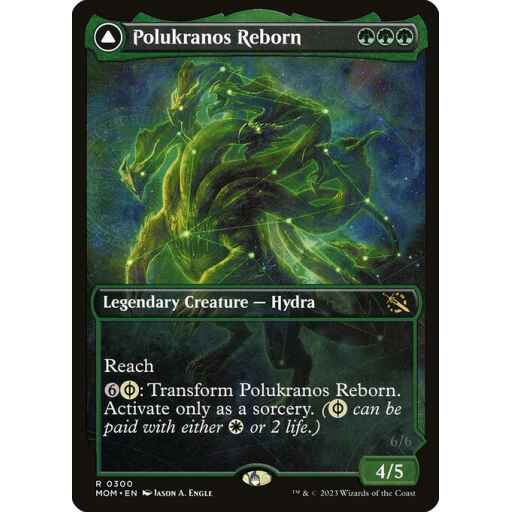 March of the Machine - 300 - Polukranos Reborn // Polukranos, Engine of Ruin - Rare - C - Non-foil