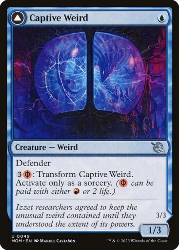 March of the Machine - 49 - Captive Weird // Compleated Conjurer - Uncommon - C - Non-foil