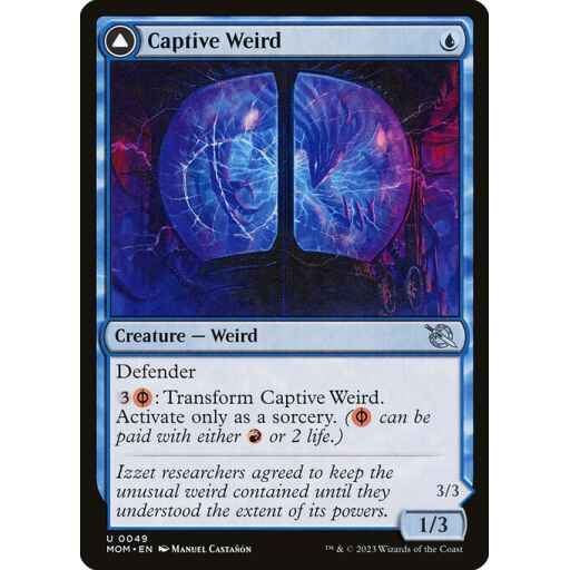 March of the Machine - 49 - Captive Weird // Compleated Conjurer - Uncommon - C - Non-foil