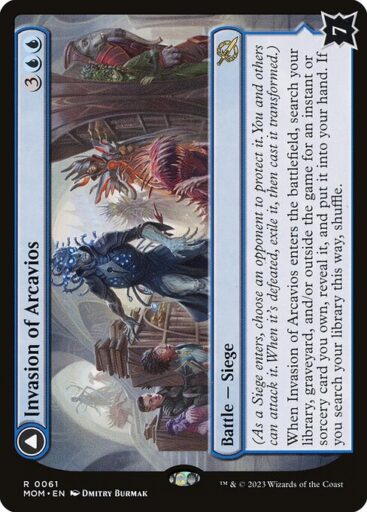 March of the Machine - 61 - Invasion of Arcavios // Invocation of the Founders - Rare - C - Non-foil