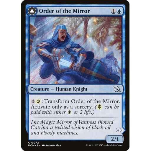 March of the Machine - 72 - Order of the Mirror // Order of the Alabaster Host - Common - C - Foil