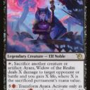 March of the Machine - 90 - Ayara, Widow of the Realm // Ayara, Furnace Queen - Rare - C - Non-foil