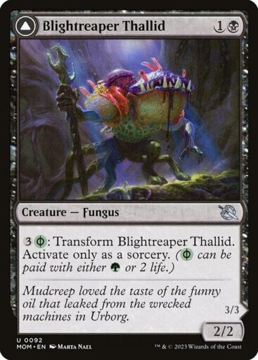 March of the Machine - 92 - Blightreaper Thallid // Blightsower Thallid - Uncommon - C - Non-foil