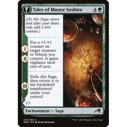 Kamigawa: Neon Dynasty - 210 - Tales of Master Seshiro // Seshiro's Living Legacy - Common - C - Non-foil