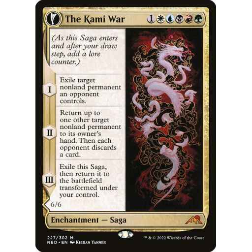 Kamigawa: Neon Dynasty - 227 - The Kami War // O-Kagachi Made Manifest - Mythic - C - Non-foil