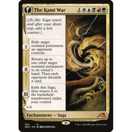 Kamigawa: Neon Dynasty - 362 - The Kami War // O-Kagachi Made Manifest - Mythic - C - Non-foil