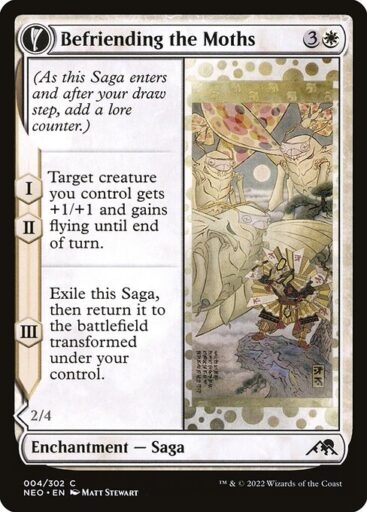 Kamigawa: Neon Dynasty - 4 - Befriending the Moths // Imperial Moth - Common - C - Non-foil