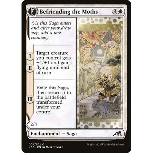 Kamigawa: Neon Dynasty - 4 - Befriending the Moths // Imperial Moth - Common - C - Non-foil
