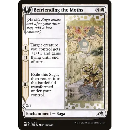 Kamigawa: Neon Dynasty - 4 - Befriending the Moths // Imperial Moth - Common - C - Non-foil