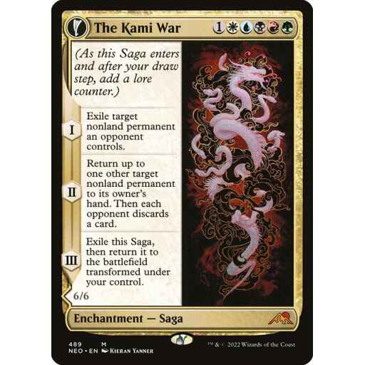 Kamigawa: Neon Dynasty - 489 - The Kami War // O-Kagachi Made Manifest - Mythic - C - Foil