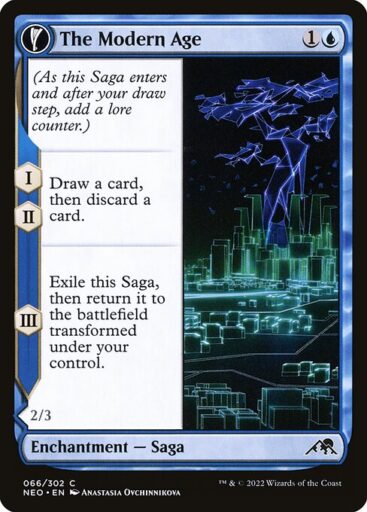 Kamigawa: Neon Dynasty - 66 - The Modern Age // Vector Glider - Common - C - Non-foil