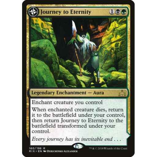 Rivals of Ixalan - 160 - Journey to Eternity // Atzal, Cave of Eternity - Rare - C - Non-foil