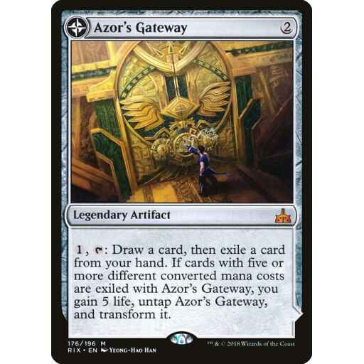 Rivals of Ixalan - 176 - Azor's Gateway // Sanctum of the Sun - Mythic - C - Non-foil