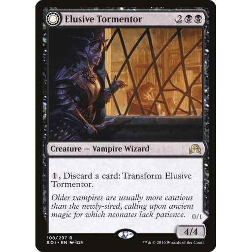 Shadows over Innistrad - 108 - Elusive Tormentor // Insidious Mist - Rare - C - Non-foil