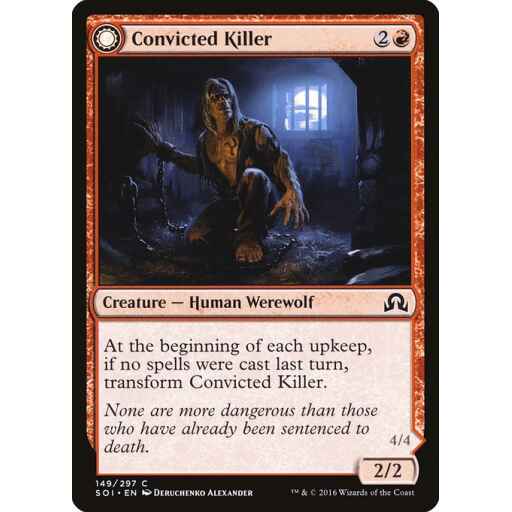 Shadows over Innistrad - 149 - Convicted Killer // Branded Howler - Common - C - Non-foil