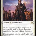 Shadows over Innistrad - 21 - Hanweir Militia Captain // Westvale Cult Leader - Rare - C - Non-foil