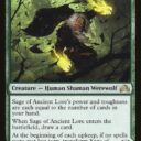 Shadows over Innistrad - 225 - Sage of Ancient Lore // Werewolf of Ancient Hunger - Rare - C - Non-foil