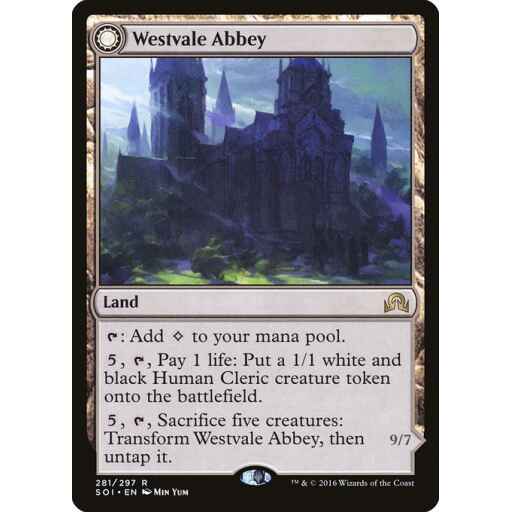 Shadows over Innistrad - 281 - Westvale Abbey // Ormendahl, Profane Prince - Rare - C - Non-foil