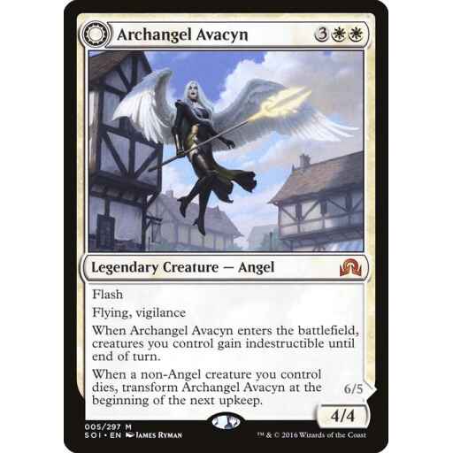 Shadows over Innistrad - 5 - Archangel Avacyn // Avacyn, the Purifier - Mythic - C - Non-foil