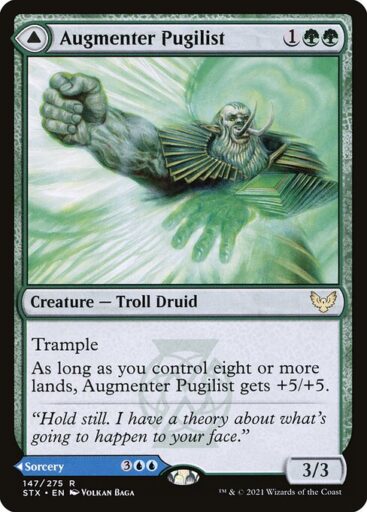 Strixhaven: School of Mages - 147 - Augmenter Pugilist // Echoing Equation - Rare - C - Non-foil