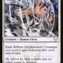Strixhaven: School of Mages - 157 - Selfless Glyphweaver // Deadly Vanity - Rare - C - Non-foil