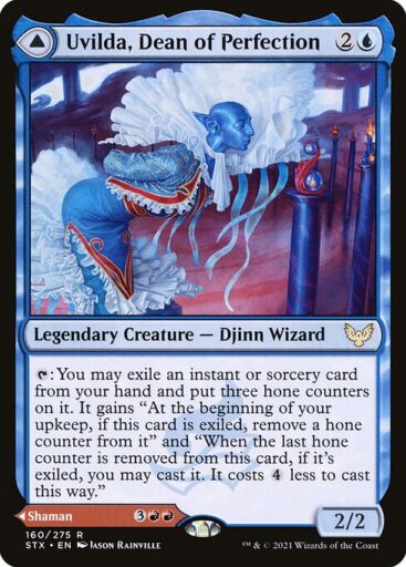 Strixhaven: School of Mages - 160 - Uvilda, Dean of Perfection // Nassari, Dean of Expression - Rare - C - Non-foil