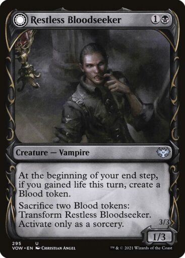Innistrad: Crimson Vow - 295 - Restless Bloodseeker // Bloodsoaked Reveler - Uncommon - C - Non-foil