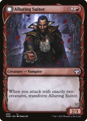 Innistrad: Crimson Vow - 300 - Alluring Suitor // Deadly Dancer - Uncommon - C - Non-foil