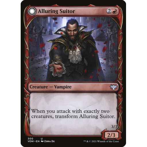 Innistrad: Crimson Vow - 300 - Alluring Suitor // Deadly Dancer - Uncommon - C - Non-foil