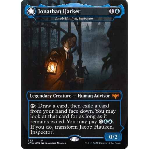 Innistrad: Crimson Vow - 332 - Jacob Hauken, Inspector // Hauken's Insight - Mythic - C - Non-foil