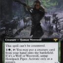 Innistrad: Crimson Vow - 392 - Howlpack Piper // Wildsong Howler - Rare - C - Foil