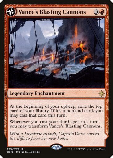 Ixalan - 173 - Vance's Blasting Cannons // Spitfire Bastion - Rare - C - Non-foil