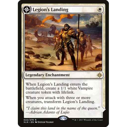 Ixalan - 22 - Legion's Landing // Adanto, the First Fort - Rare - C - Non-foil
